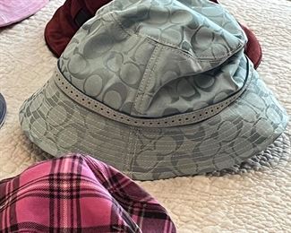 Brand new with tags COACH bucket hats