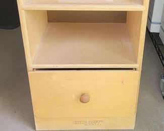 single drawer wood cabinet