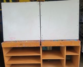 whiteboards for 4 kids, on wheels