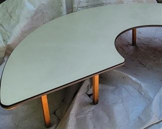 half circle table for young children