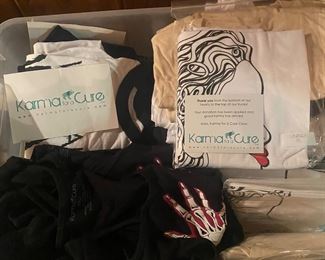 KARMA FOR A CURE(TO BENIFIT BRAIN CANCER) T-SHIRTS AND HAIR ACCESSORIES
