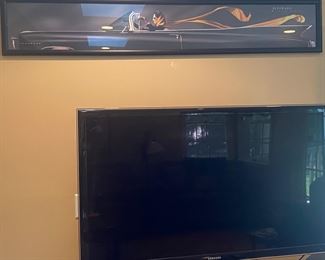CORVETTE PICTURE ABOVE TV