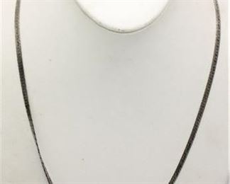 Lot 017   2 Bid(s)
24" Silver chain