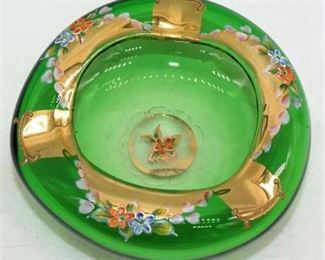 Lot 075   7 Bid(s)
Bohemia glass ashtray