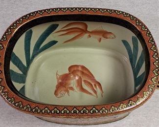 KOI OVAL PLANTER BOWL