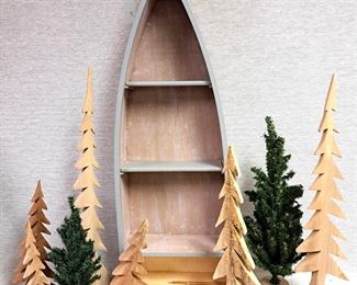 BOAT & HAND CUT TREES