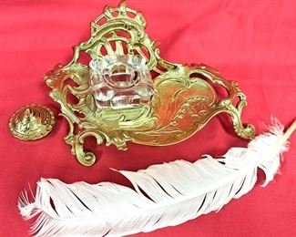 VIRGINIA METAL CRAFTERS INK WELL 