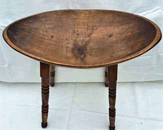LARGE DOUGH BOWL ON LEGS