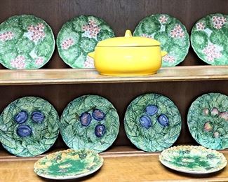 PLATES CASSEROLE LOT