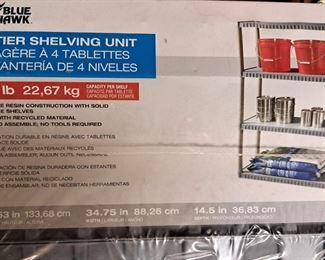 4 TIER SHELF NEW IN BOX
