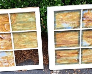 SLAG GLASS ANTIQUE WINDOWS
