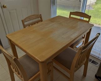 Kitchen table and chairs