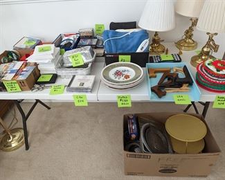 Misc. items and free box