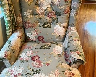 Great shabby chic wing chair