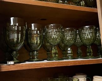 Vintage glassware