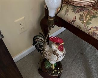 Rooster lamp