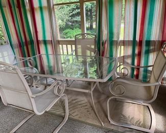 Outdoor table and chairs