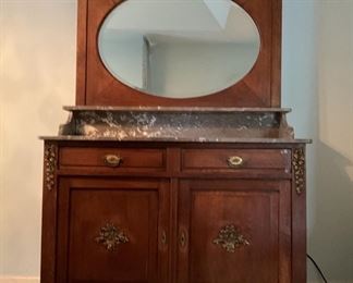 Belgian Dresser With Marble Top