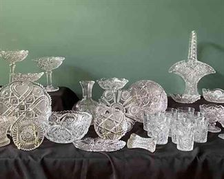 Star Pattern Cut Crystal