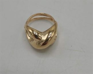 14KT Gold FreeForm Ring
