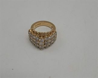 14KT Yellow Gold Diamond Ring