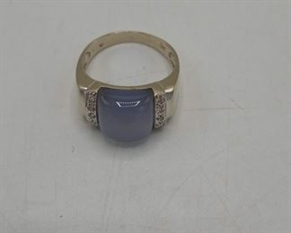 12KT White Gold Ring