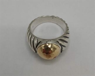 Silver Gold Ring