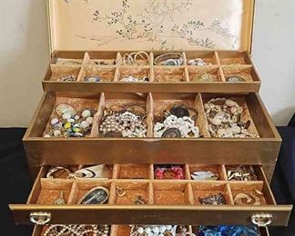 Huge Chest of Costume Jewelry