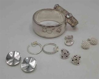 Silver and Sparkle Costume Jewelry