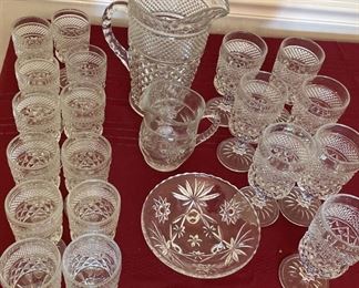 Lemonade Pitcher and Glasses