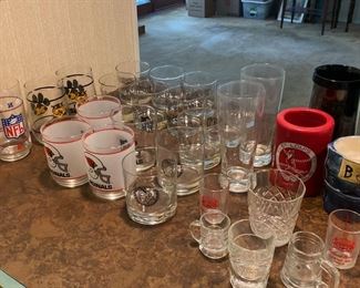 NFL, Mizzou, Cardinals, Old Forester, and Shot Glasses
