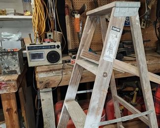 We have 5 Ladders - Wooden and Aluminum 