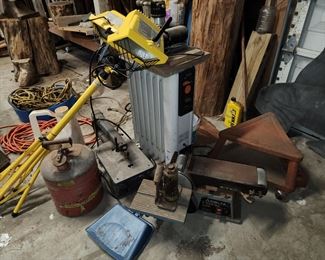 Shop Light - Heater - Vintage Gas Can 