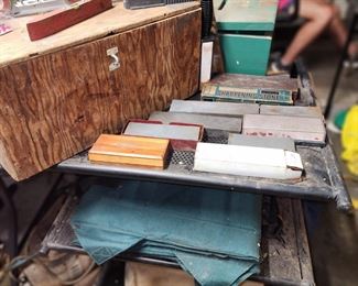 Knife Sharpeners - Wooden Tool Box