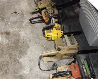 Chain Saws  - We have lots