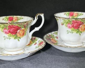 Teacups and saucers