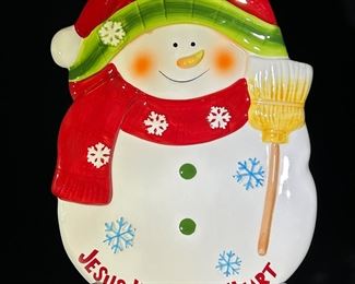 Adorable cookie plate