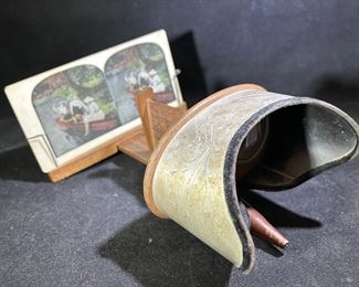 Antique stereoscope