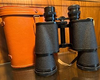 Vintage Sears binoculars with case