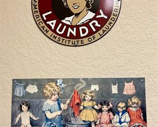 Adorable laundry room wall art