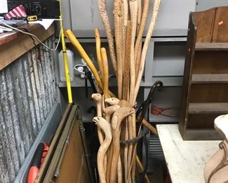 Wood Carved Walking Sticks Canes