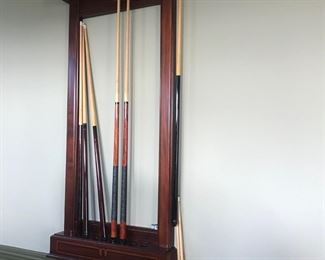 Brunswick Pool Cue Wall Holder
