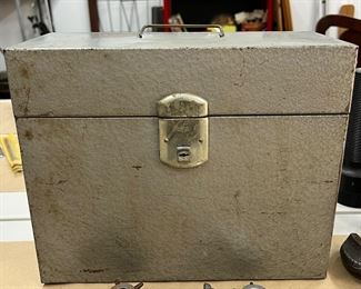 Vintage file storage/tool box