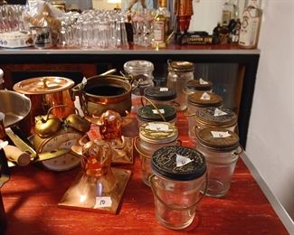 Vintage jelly jars