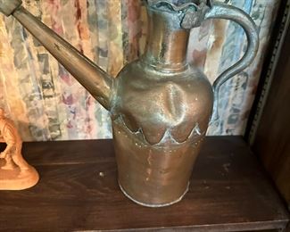 Copper pitcher