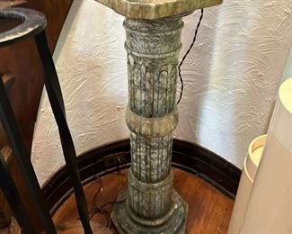 Marble pedestal 