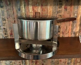 Mid century fondu pot