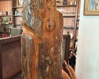 Wood sculpture