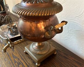 Copper samovar