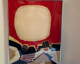 Mid century signed and numbered lithograph